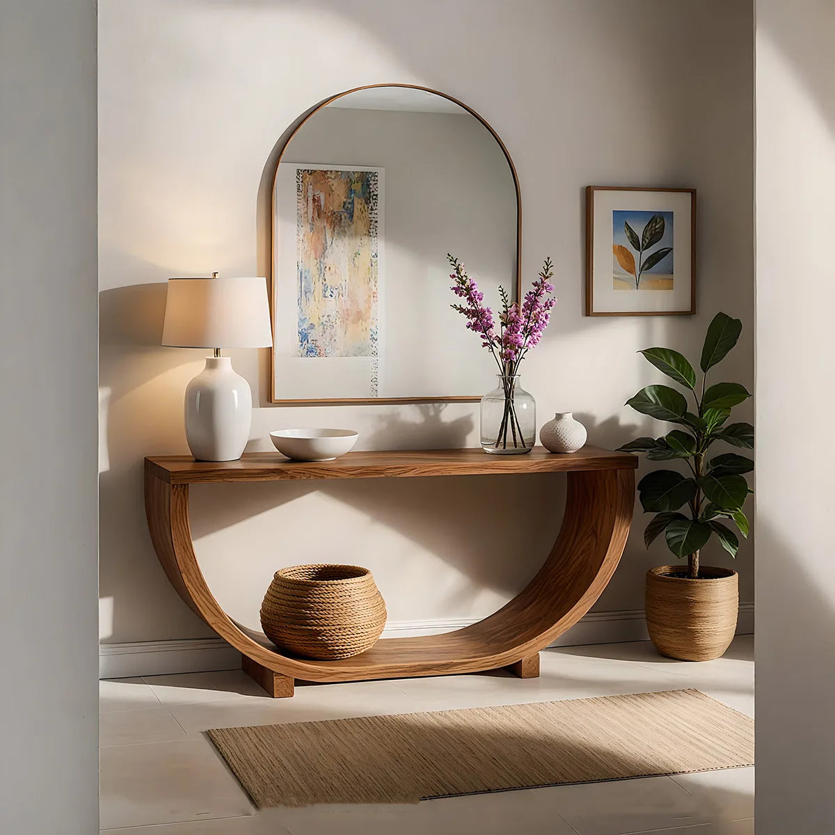 The Quiet Elegance of Sculptural Console Tables