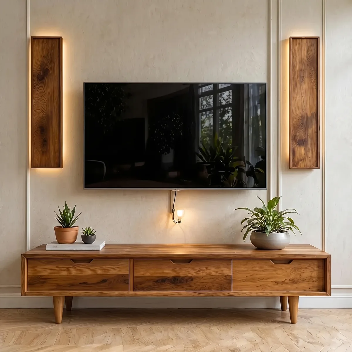 The Quiet Luxury of Handcrafted Wooden TV Consoles