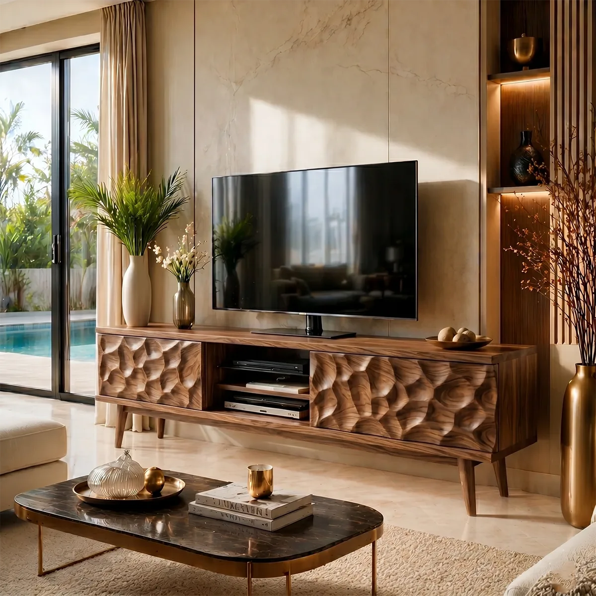 The Quiet Elegance of Walnut Wood in Modern Living Spaces