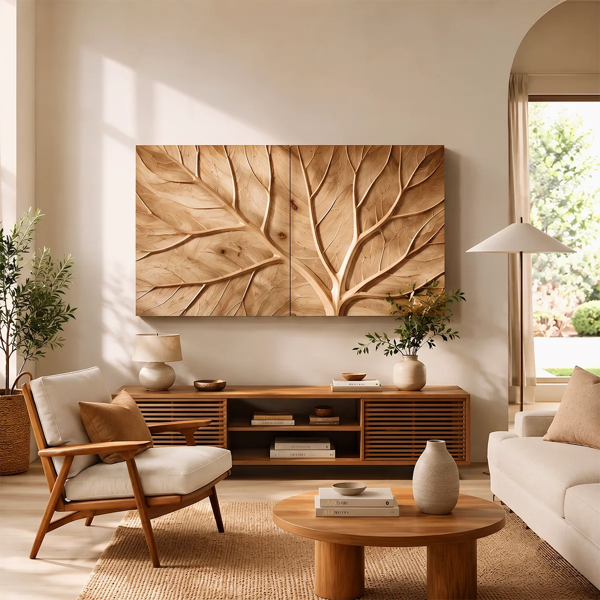 Tree of Life Wood Wall Art | Abstract Wooden Wall Decor for Living Room, Bedroom & Office TT006-2824