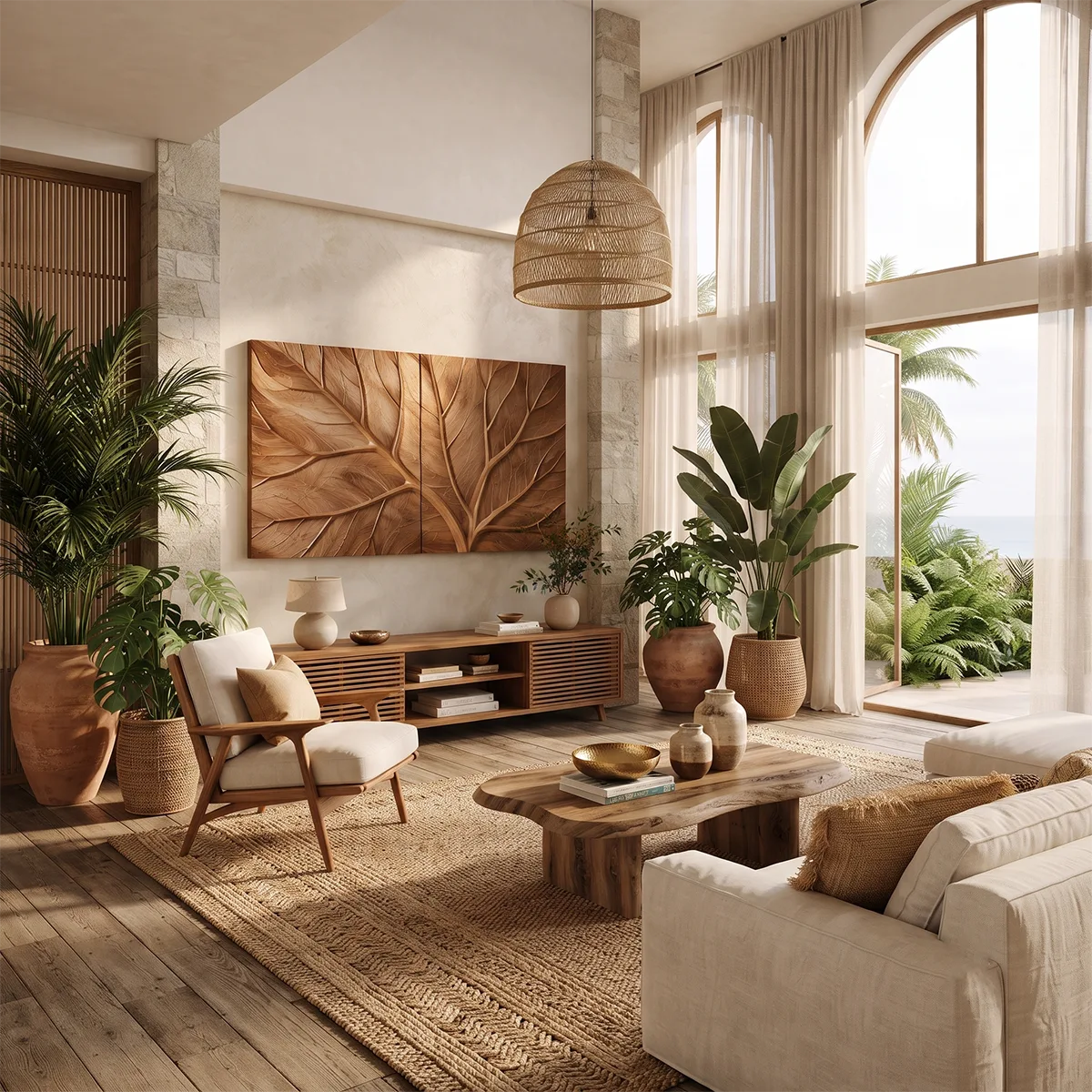 Tree of Life Wood Wall Art | Abstract Wooden Wall Decor for Living Room, Bedroom & Office TT006-2824