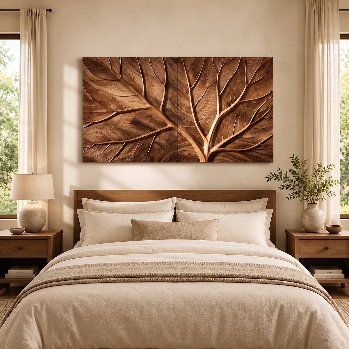 Tree of Life Wood Wall Art | Abstract Wooden Wall Decor for Living Room, Bedroom & Office TT006-2824