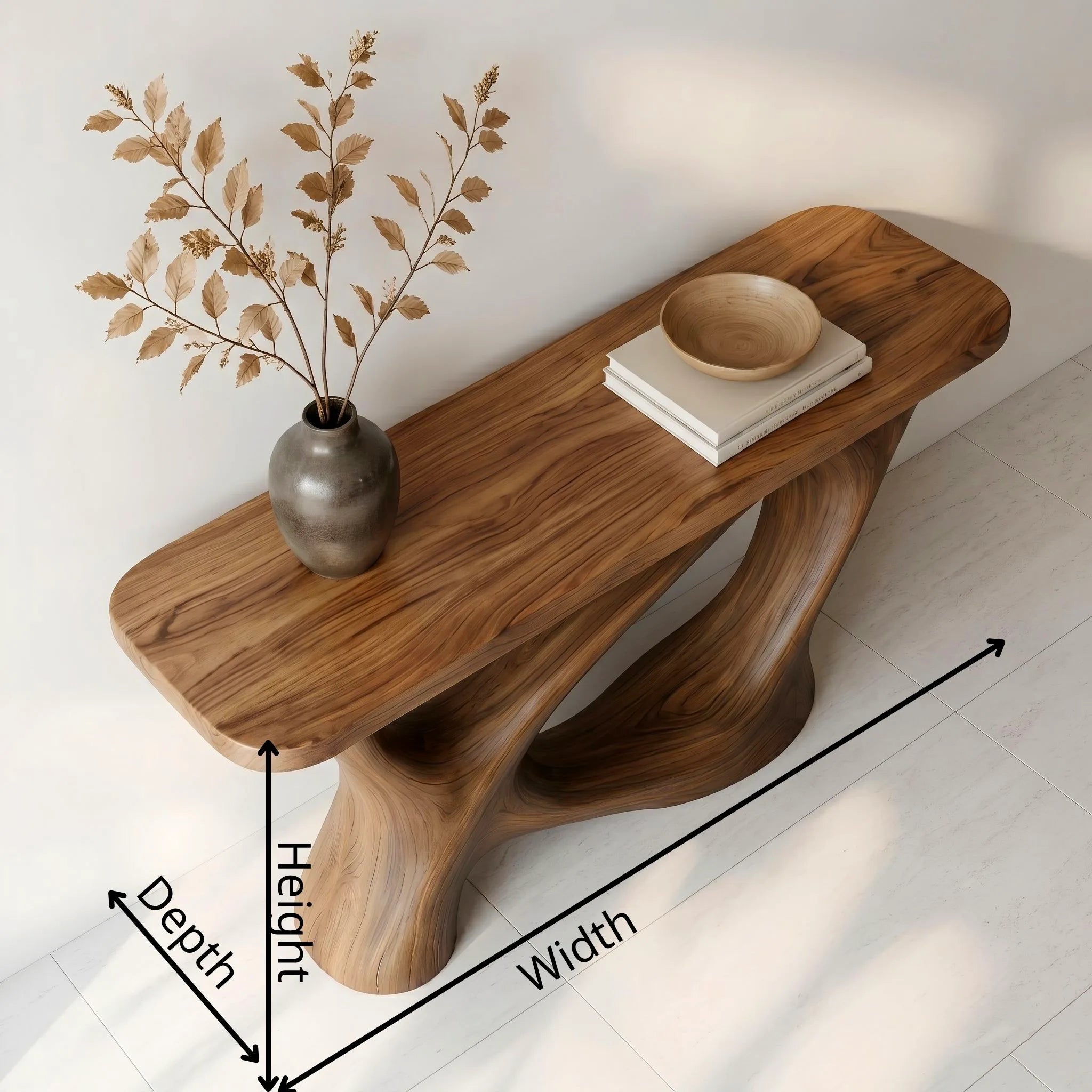 Artistic Wood Console Table | Foyer and Hallway Furniture