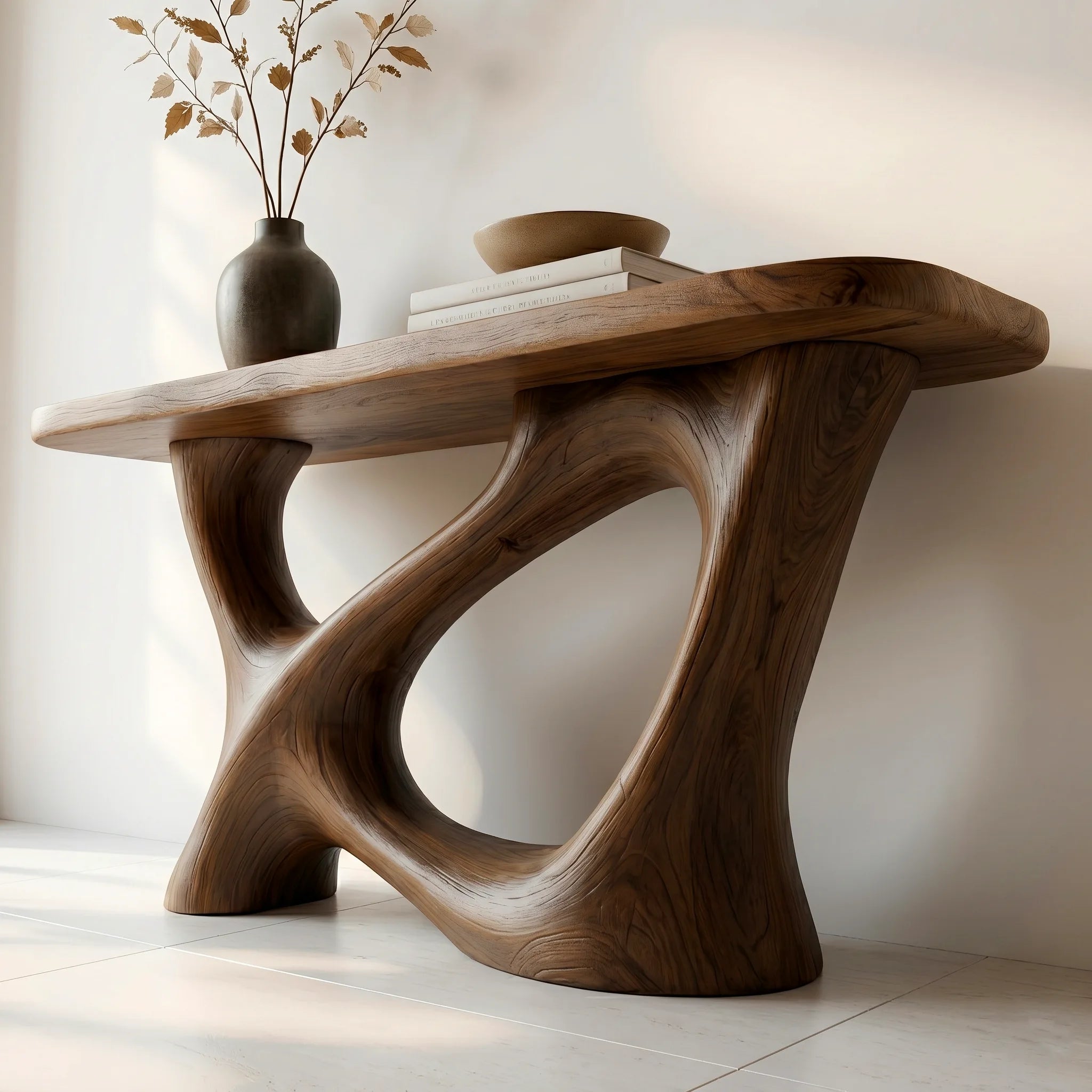 Artistic Wood Console Table | Foyer and Hallway Furniture
