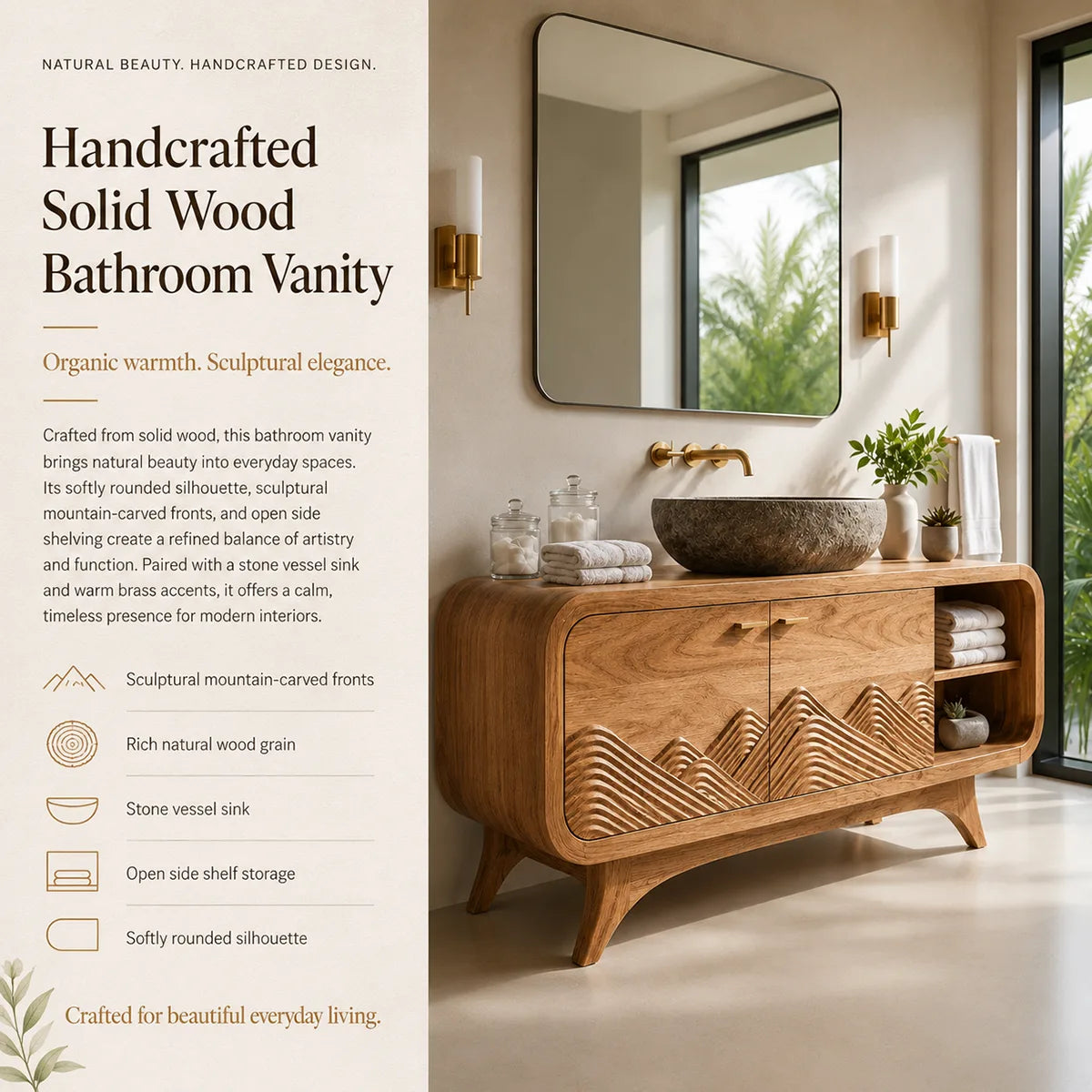 Mountain Relief Single Sink Bathroom Vanity Cabinet TT006-2641