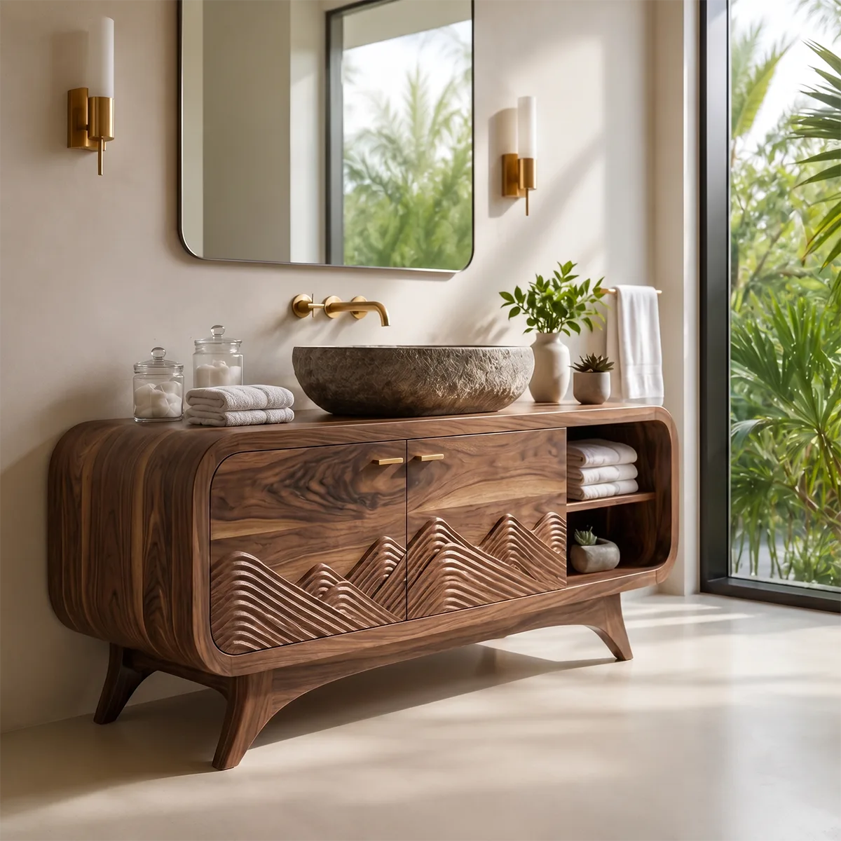 Mountain Relief Single Sink Bathroom Vanity Cabinet TT006-2641