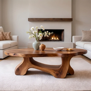 Natural Wood Coffee Table – Handmade Modern Organic Furniture