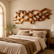 Abstract Organic Wood Wall Art | Modern Sculptural Wooden Wall Decor for Living Room, Bedroom & Office TT006-9592