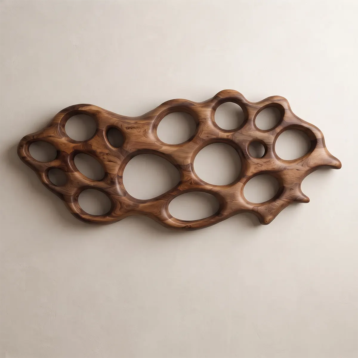 Abstract Organic Wood Wall Art | Modern Sculptural Wooden Wall Decor for Living Room, Entryway & Office TT006-7367