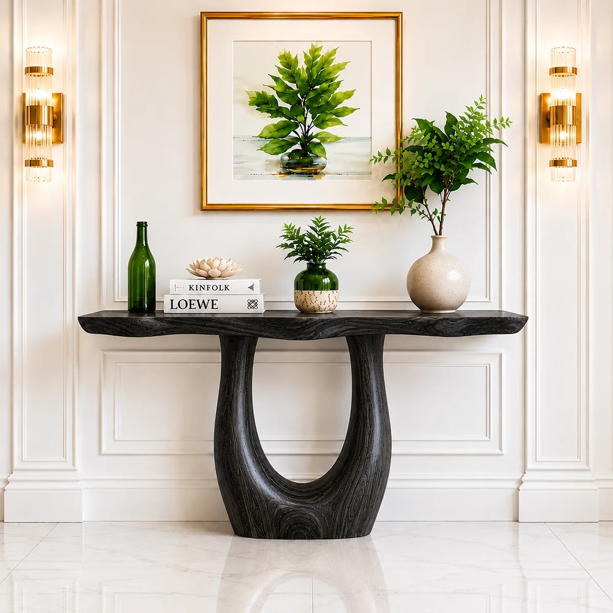 Modern Wooden Console Table – Handcrafted Entryway Decor