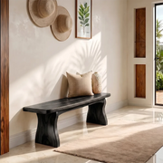 Minimalist Solid Wood Entryway Bench for Modern Hallway and Contemporary Living Spaces