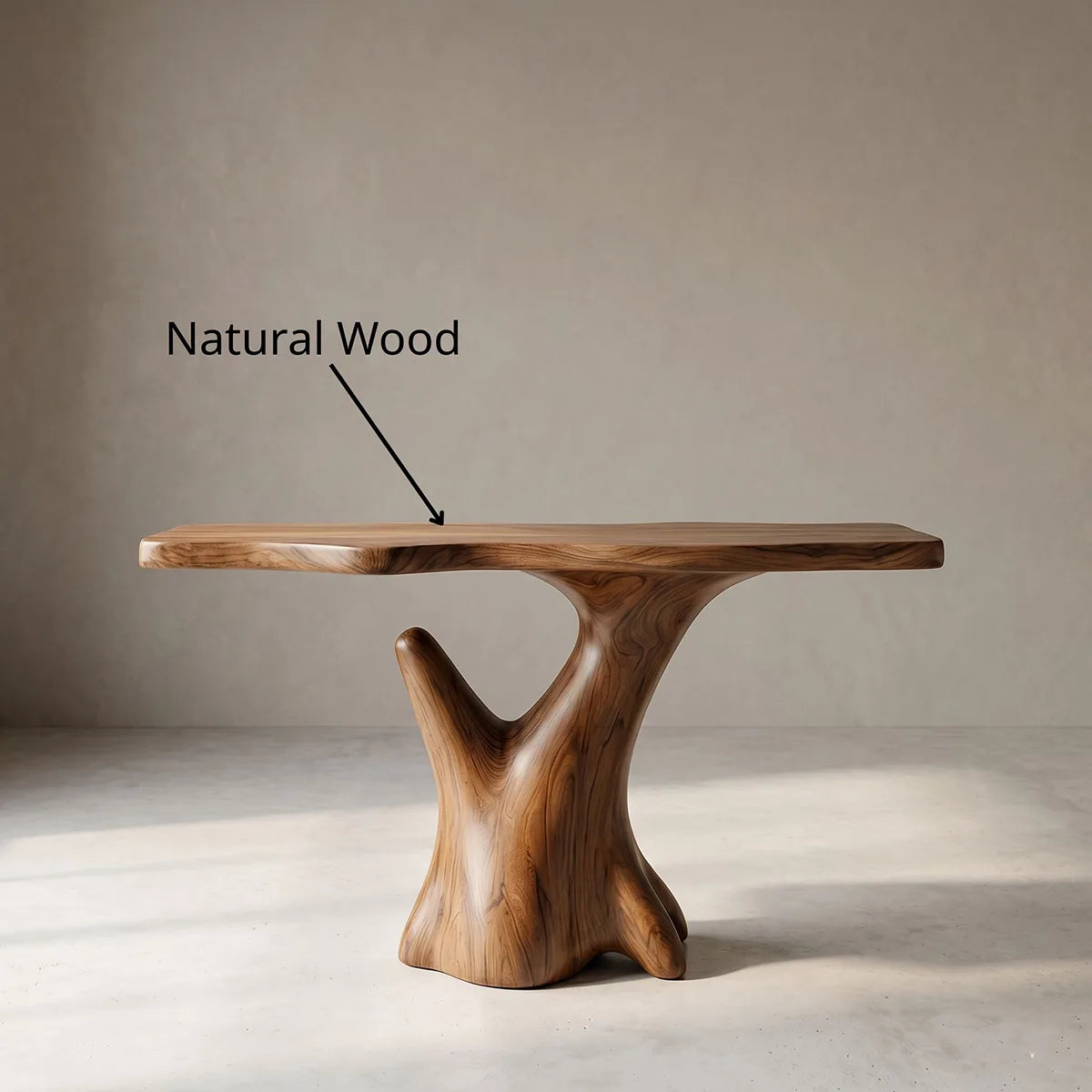 Solid Wood Console Table, Modern Entryway for Home Decor