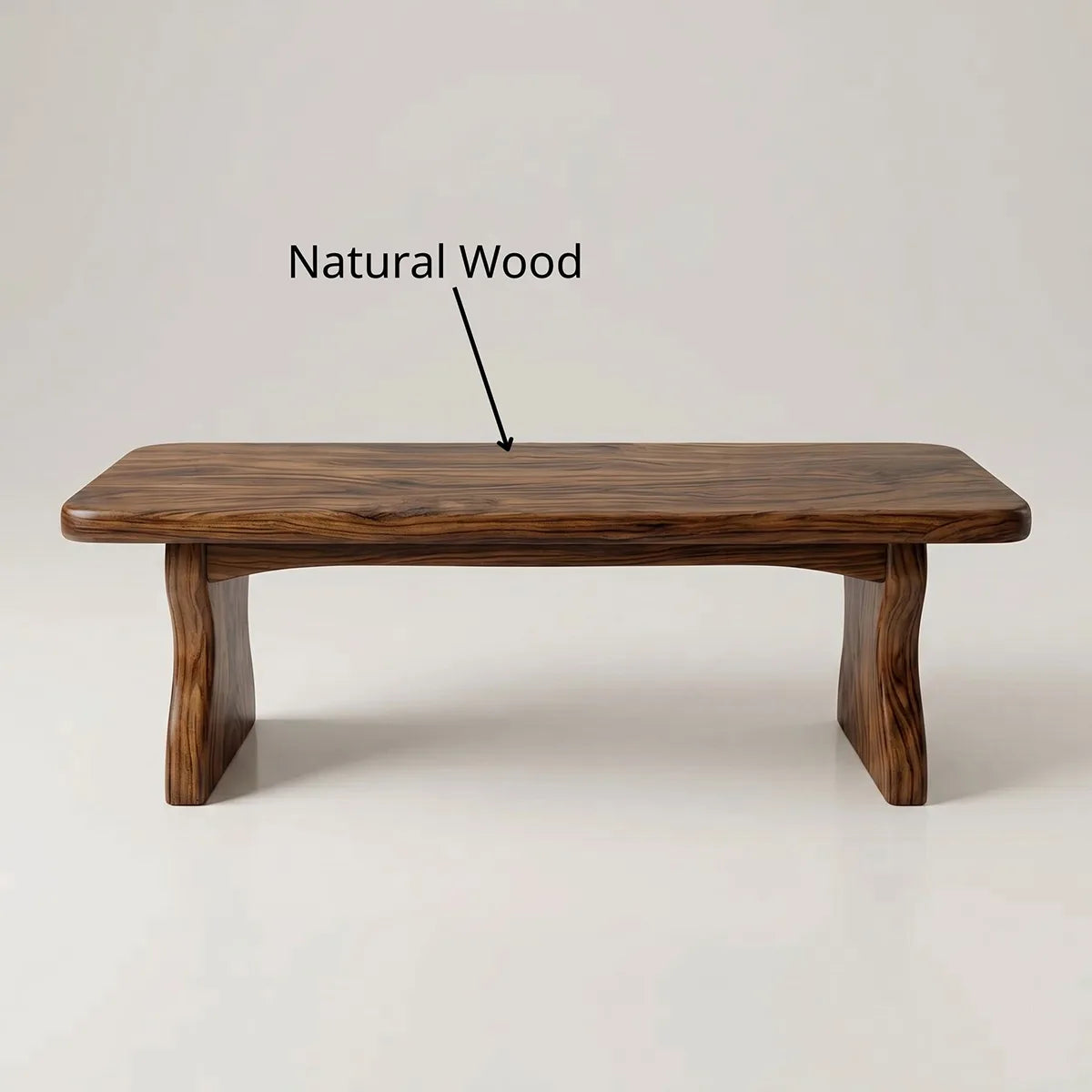 Minimalist Solid Wood Entryway Bench for Modern Hallway and Contemporary Living Spaces
