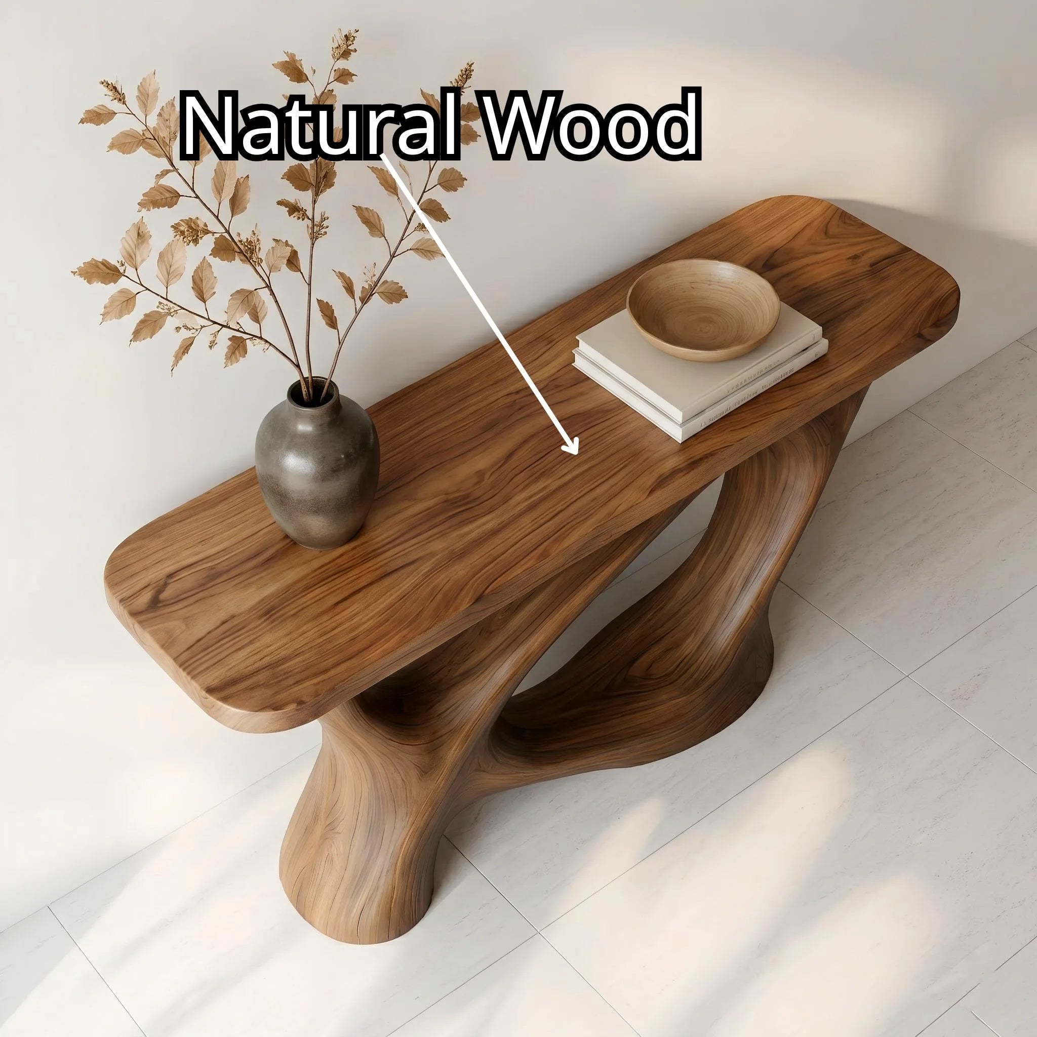 Artistic Wood Console Table | Foyer and Hallway Furniture