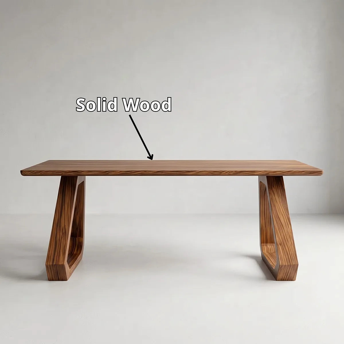 Modern Executive Desk | Geometric Contemporary Office Desk TH003-6396