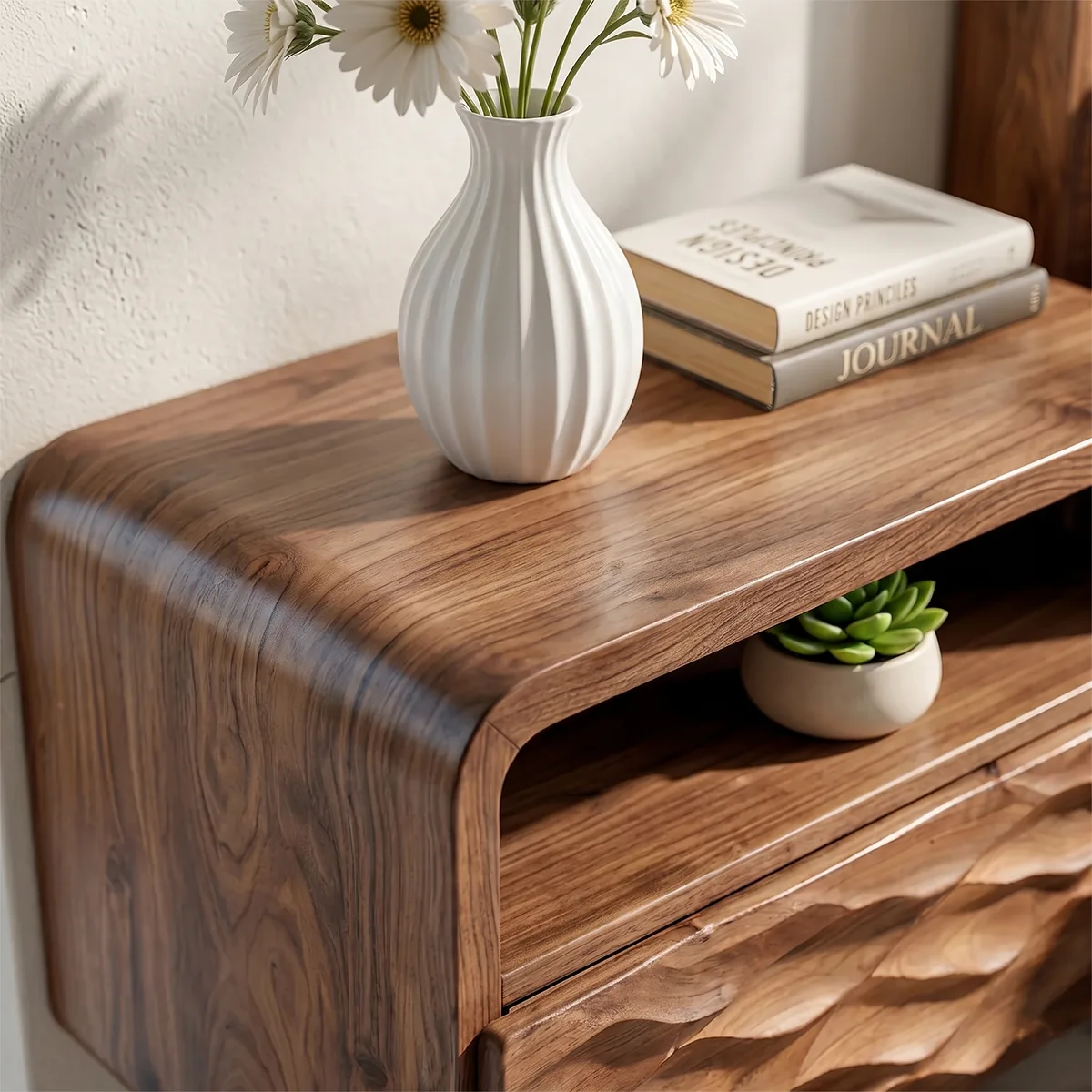 Floating Nightstand | Modern Wall Mounted Bedside Table TH003-9923