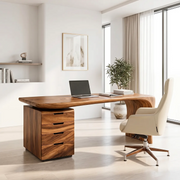 Executive Office Desk with Storage Drawers | Modern Luxury Desk TH003-2837