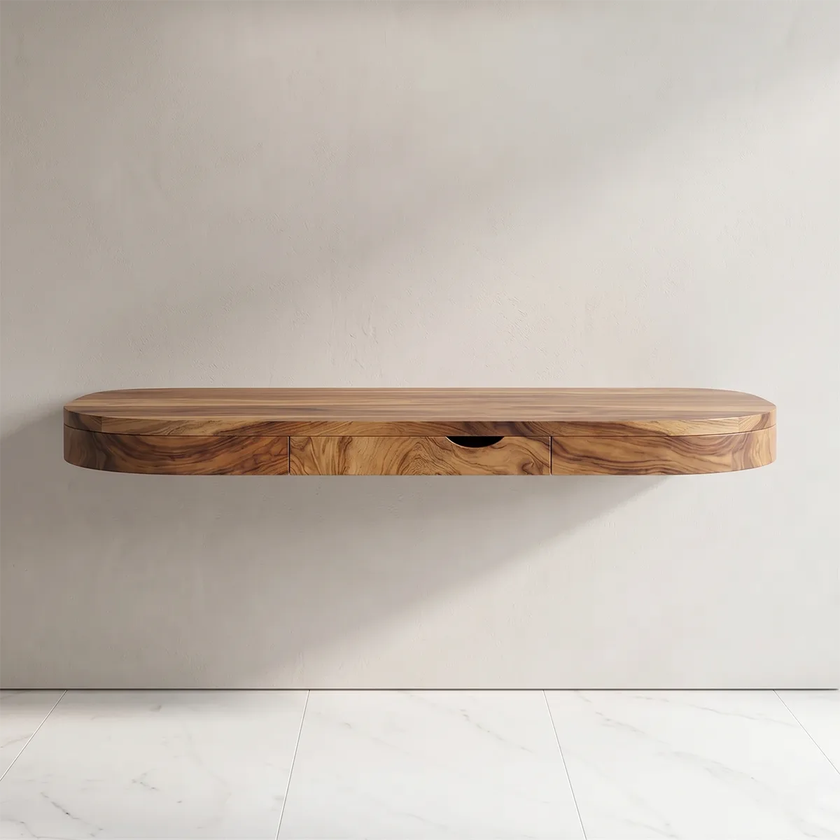 Floating Wall Desk with Drawer | Modern Space-Saving Office Desk TH003-5472