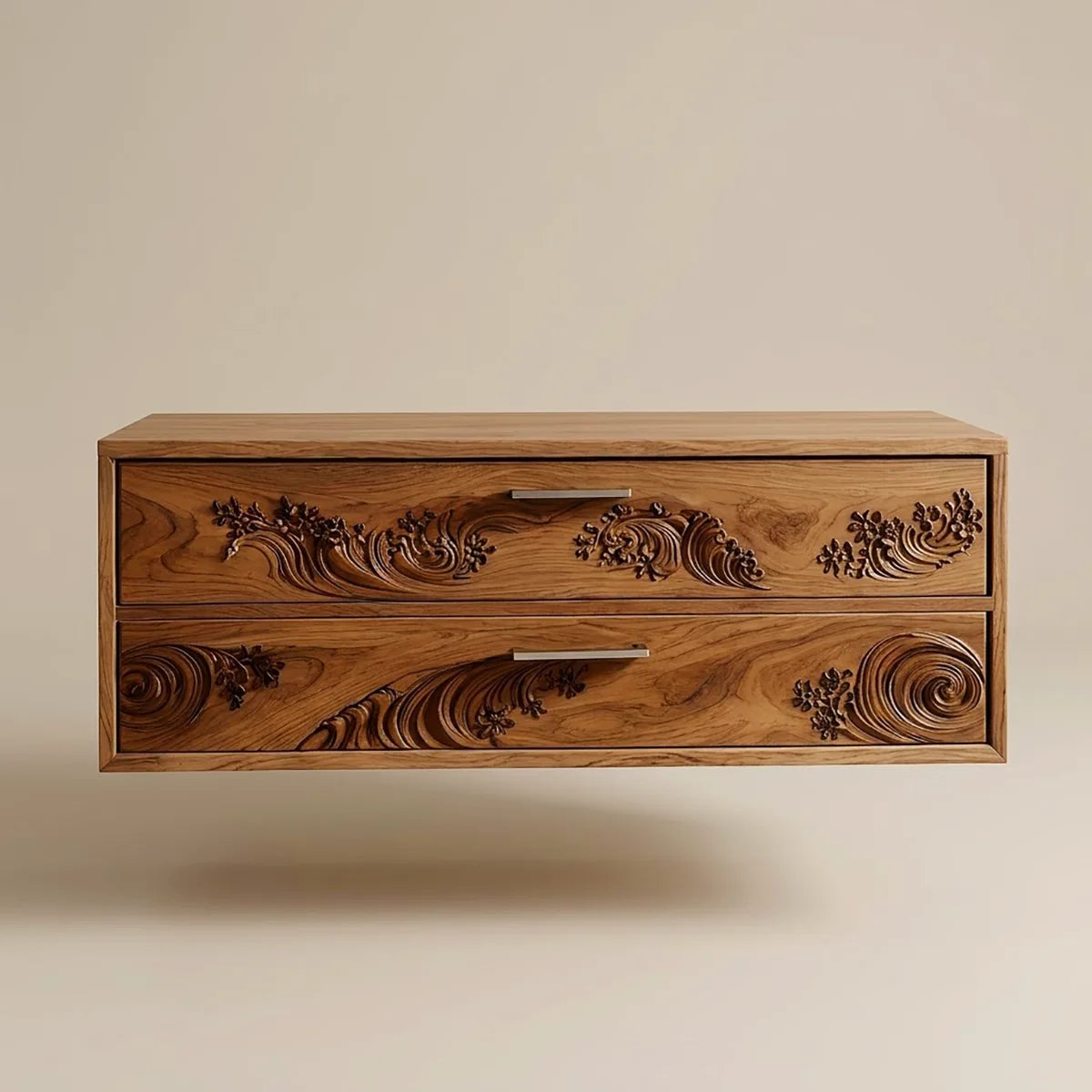 Floating Bathroom Vanity | Modern Decorative Wall Mounted Bathroom Cabinet HG021-2657