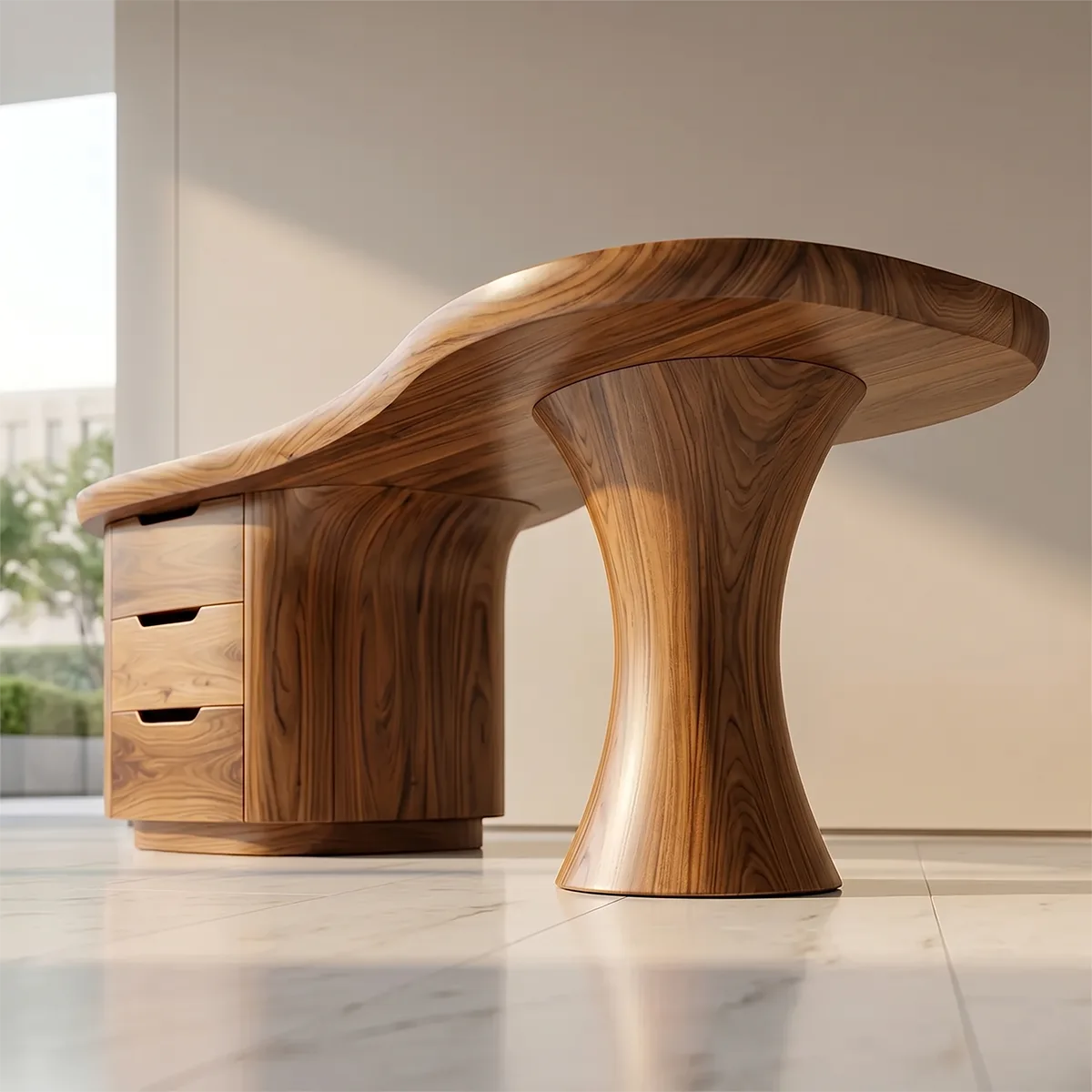 Contemporary Executive Desk | Luxury Office Desk with Drawers TH003-3284