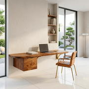 Modern Floating Wall Desk | Minimalist Space-Saving Home Office Desk TH003-8932