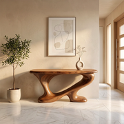 Modern Sculptural Console Table | Contemporary Entryway Hallway Accent Table TH003-1239