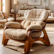 Oversized Lounge Chair, Plush Accent Chair, Solid Wood Frame Armchair TT006-7459