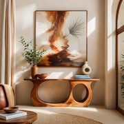 Modern Sculptural Console Table – Organic Contemporary Entryway Table TT006-6800