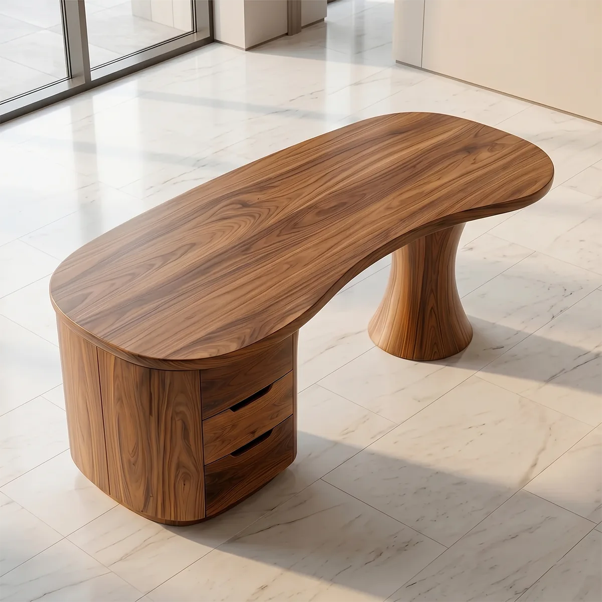 Contemporary Executive Desk | Luxury Office Desk with Drawers TH003-3284